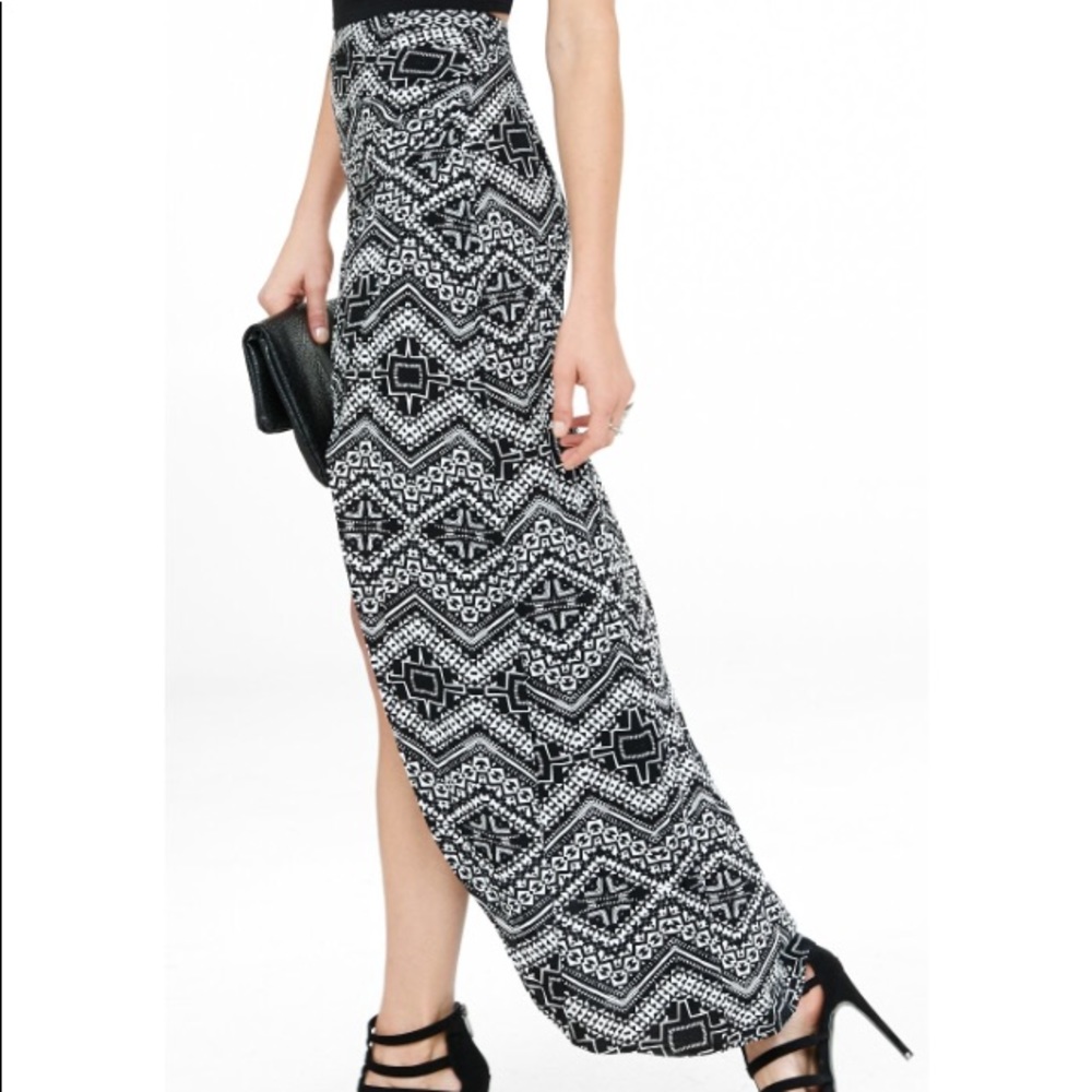 Adorable african pattered maxi skirt